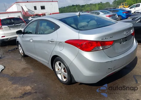 2013 Hyundai Elantra Gls z USA, uszkodzony, nr VIN 5NPDH4AEXDH162125